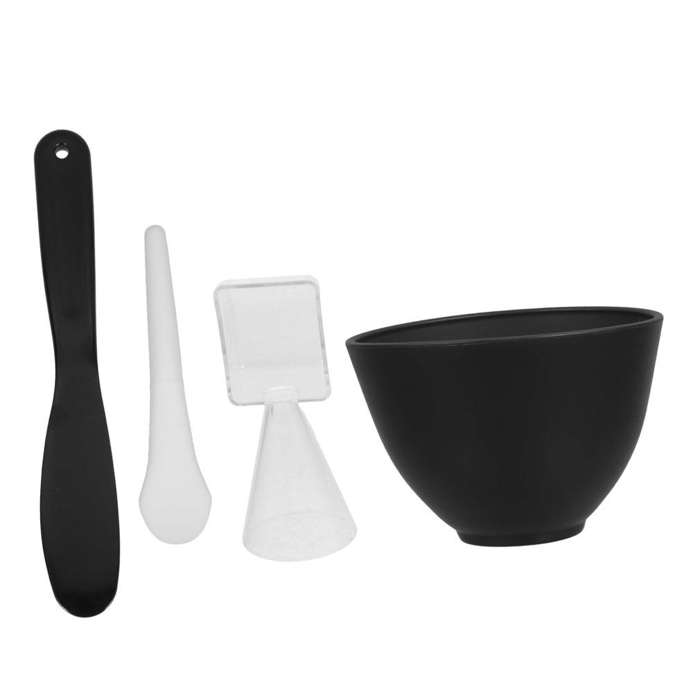 FOMIYES 1set Facial Mask Mixing Bowl Silicone Kit for Skincare Includes Measuring Spoon Applicator for Home Use and Giving