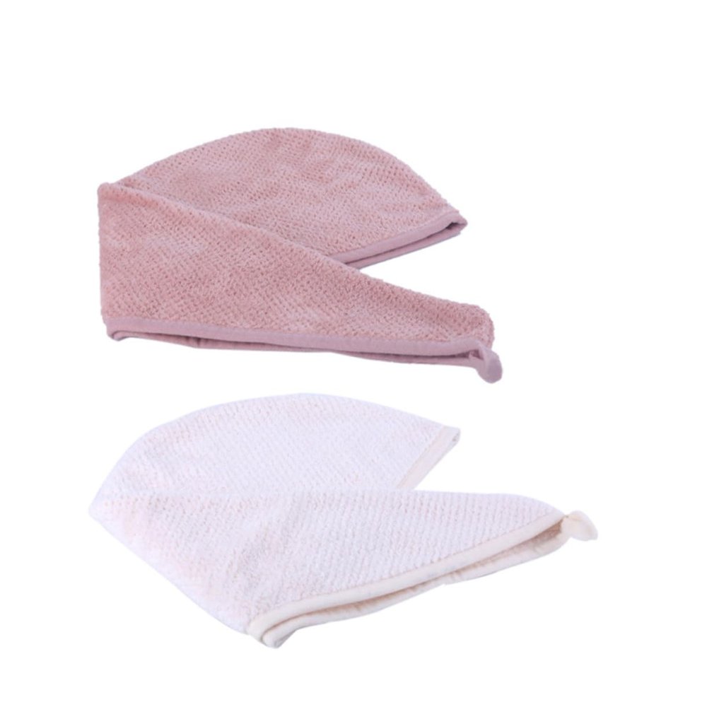 DEARMAMY 2pcs Microfiber Hair Drying Towels Ultra-Absorbent Fast Drying Hair Wraps for Lightweight and Comfortable for Daily Use and Travel