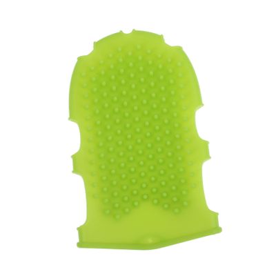 ARTSEWPLY Silicone Body Massage Brush Exfoliating Shower Scrubber for Skin Types Gentle Cleansing Mitt Enhanced Grip for Bathing