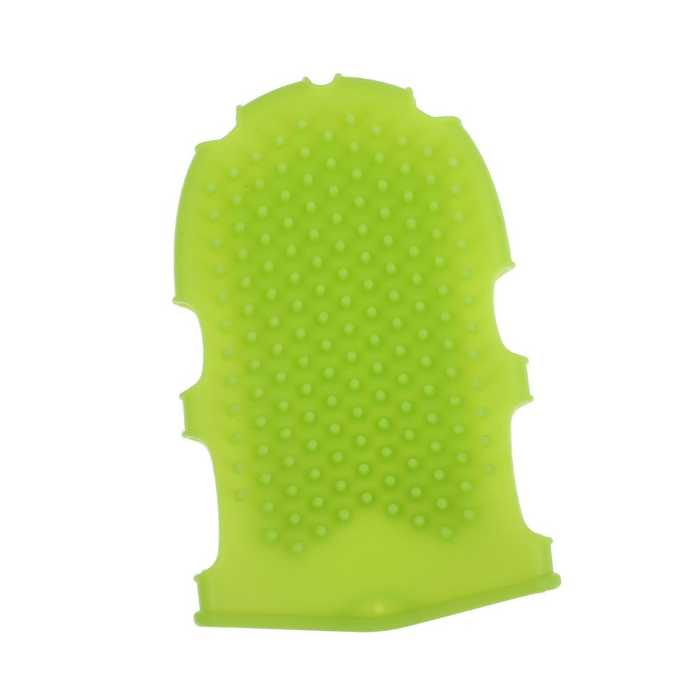 ARTSEWPLY Silicone Body Massage Brush Exfoliating Shower Scrubber for Skin Types Gentle Cleansing Mitt Enhanced Grip for Bathing