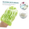 ARTSEWPLY Silicone Body Massage Brush Exfoliating Shower Scrubber for Skin Types Gentle Cleansing Mitt Enhanced Grip for Bathing view 3