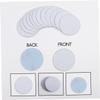 Beaupretty 20pcs Sandpaper Pads for Eyebrow Pencils Fine Sharpening Tool for Art Pencils Crayon Portable and Lightweight view 3