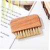 HAKIDZEL Wooden Nail Brush Dense Bristles for Fingernail and Toenail Cleaning Hair Bristle Scrub Tool for Home Pedicure and Manicure Care view 2