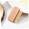 HAKIDZEL Wooden Nail Brush Dense Bristles for Fingernail and Toenail Cleaning Hair Bristle Scrub Tool for Home Pedicure and Manicure Care view 3