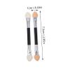 PartyKindom 20pcs Dual-sided Eye Shadow Applicators Sponge Eye Shadow Brushes for Makeup Lightweight Washable Cosmetic Tools for Women Flexible Tips for Precise Application view 2