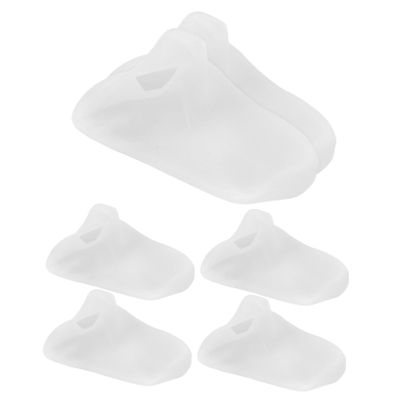 BIUDECO 3pairs Homemade Silicone Socks Foot Lotion Film Foot Covers Moisturizing Care Supplies