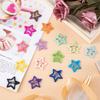 20-Piece Metal Snap Hair Clips for Girls, Toddlers, and Kids - Perfect for Fine Hair, Thick Hair, and More - Featuring Fun Star Designs (Multicolor E) view 2