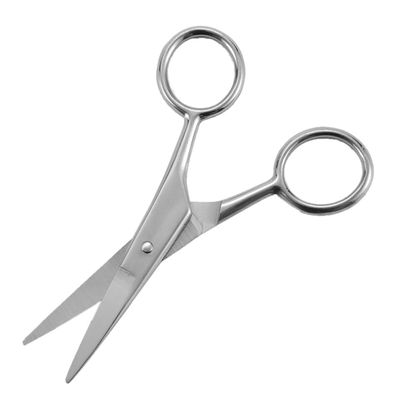 Ipetboom 2pcs Men Hairdressing Scissors Beard Scissors Multifunctional Body Hair Supplies Beard Styling Random Color