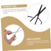 PartyKindom 2sets 2pcs Nose Hair Scissors Stainless Steel Trimming Tools for Men Women Precision Trimmers for Eyebrows Mustaches Nose Hair Lightweight Easy Control 2pcs*2 view 3