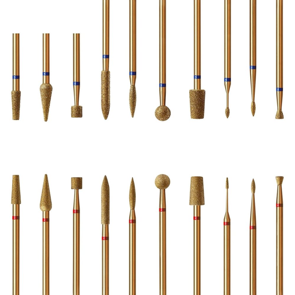 Cuticle Clean Nail Drill Bit Nail Bits 1Pcs(N0303D-F(TiN))