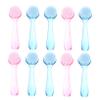ARTSEWPLY 10pcs Long Handle Fingernail Brush Set Multi-Functional Cleaning Brush for Nails and Toes Soft and Stiff Bristles for Men and Women for Home and Salon Use Random Color view 1