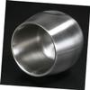 CALLARON Double Layer Stainless Steel Shaving Bowl for Men for Efficient Lathering and Comfortable Use for Salon and Home Shaving Needs view 4