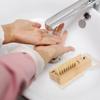 Baluue 4pcs Bamboo Sisal Fingernail Brush Nail Scrub Brush for Cleaning Exfoliating view 3