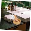 Ipetboom 5pcs Bowl Spatula Spoon Brush Set for Facial Mask Mixing Home Beauty Care Kit Bamboo view 4