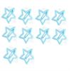 20-Piece Metal Snap Hair Clips for Girls, Toddlers, and Kids - Perfect for Fine Hair, Thick Hair, and More - Featuring Fun Star Designs (blue) view 1