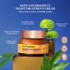Jus("t Her"bs 24K Gold with Pure Ghee Deep Nourish Night Cream for Anti Ageing | Improve Skin Elasticity | Reduce Dullness | Non Sticky | Moisturiser for Men and Women 50ml view 3