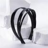 1 Piece Simple Women Headbands Fashion Head Band For Girls Solid Black Color Casual Hair Accessories Plastic Headbans(1.5CM) view 4