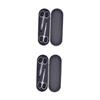 OATIPHO 4pcs Stainless Steel Eyebrow Scissors Eyebrow Trimmer Nose Hair Scissors Safe Tip Blades for Precision Trimming Essential Makeup Tool and Grooming view 1