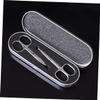OATIPHO 4pcs Stainless Steel Eyebrow Scissors Eyebrow Trimmer Nose Hair Scissors Safe Tip Blades for Precision Trimming Essential Makeup Tool and Grooming view 2