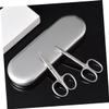 OATIPHO 4pcs Stainless Steel Eyebrow Scissors Eyebrow Trimmer Nose Hair Scissors Safe Tip Blades for Precision Trimming Essential Makeup Tool and Grooming view 4