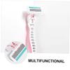 VALICLUD 2pcs Gentle Hair Shaving Kit for Women Armpit Shaver Safe Bikini Line Legs view 4
