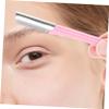 NIYANGLE 6pcs Portable Eyebrow Trimmer Kit Stainless Steel Eyebrow for Women Girls Lightweight Makeup Tool for Easy Grooming and Precise Shaping view 3