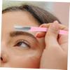 NIYANGLE 6pcs Portable Eyebrow Trimmer Kit Stainless Steel Eyebrow for Women Girls Lightweight Makeup Tool for Easy Grooming and Precise Shaping view 4
