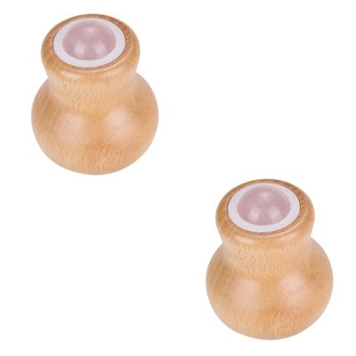 Baluue 2pcs Jade Roller Facial Massage Tool for Puffiness Relief and Skin Tightening Reusable Face Care Instrument for Home Use Crafted from and Jade for Relaxation