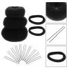 DECORNIJIA Hair Bun Maker Set 30pcs Doughnut Hair Styling Tools Shaped Hairpins for Women Girls view 3