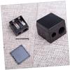 CALLARON 12pcs Dual Pencil Sharpener for Eyeliner and Eyebrow Makeup and Efficient Cosmetic Tool for School Use view 2