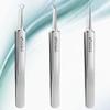 3Pcs Silver Professional Blackhead Tweezers Set,Acne Removal Kit with Precision Pimple Popper Tool and Storage Box,Facial Comedone Extractor, Skin Care Tools for Blackhead Removal view 4