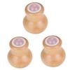 Baluue 3pcs Jade Massage Roller for Reusable Skin Care Tool for Relaxation and for Hand Leg and Neck Muscle Soothing Natural view 1