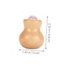Baluue 3pcs Jade Massage Roller for Reusable Skin Care Tool for Relaxation and for Hand Leg and Neck Muscle Soothing Natural view 4