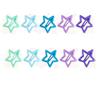 100-Piece Metal Snap Hair Clips for Girls, Toddlers, and Kids - Perfect for Fine Hair, Thick Hair, and More - Featuring Fun Star Designs (Multicolor F) view 1