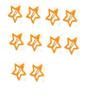 100-Piece Metal Snap Hair Clips for Girls, Toddlers, and Kids - Perfect for Fine Hair, Thick Hair, and More - Featuring Fun Star Designs (orange) view 1
