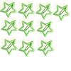 100-Piece Metal Snap Hair Clips for Girls, Toddlers, and Kids - Perfect for Fine Hair, Thick Hair, and More - Featuring Fun Star Designs (green) view 1