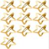 100-Piece Metal Snap Hair Clips for Girls, Toddlers, and Kids - Perfect for Fine Hair, Thick Hair, and More - Featuring Fun Star Designs (yellow a) view 1
