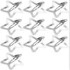 100-Piece Metal Snap Hair Clips for Girls, Toddlers, and Kids - Perfect for Fine Hair, Thick Hair, and More - Featuring Fun Star Designs (silver) view 1