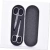 SHERCHPRY 6pcs Eyebrow Scissors Stainless Steel Makeup Nose Hair Trimmers Safe Tip Design for Precise Grooming for Eyebrow Shaping and Nose Hair Removal view 4