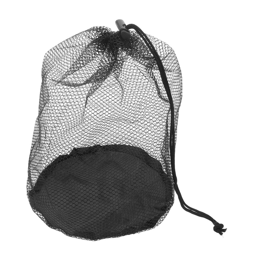 Healeved Large Capacity Mesh Beach Bag Transparent Travel Toiletry Organizer for Easy Access Versatile Cosmetic Swim Bag for Outdoor Activities Stylish Drawstring Design