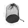 Healeved Large Capacity Mesh Beach Bag Transparent Travel Toiletry Organizer for Easy Access Versatile Cosmetic Swim Bag for Outdoor Activities Stylish Drawstring Design view 2