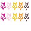 100-Piece Metal Snap Hair Clips for Girls, Toddlers, and Kids - Perfect for Fine Hair, Thick Hair, and More - Featuring Fun Star Designs (Multicolor C) view 1