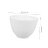 Gogogmee Silicone Facial Mask Bowl Set Diy Mask Mixing Bowl Applicator Spoon Skincare Tools Kit White view 2
