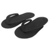 Xmas 12 Pairs EVA Pedicure Spa Slippers Black for Women, Hotel view 1