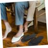 Xmas 12 Pairs EVA Pedicure Spa Slippers Black for Women, Hotel view 2