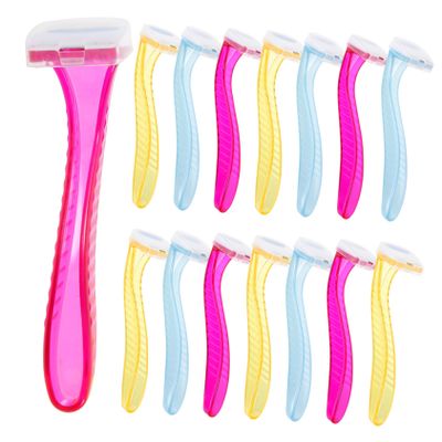 LALADEFIEE 15pcs Manual Body Hair Shaver for Women Stainless Steel Depilator Precision Trimmer Portable Bikini Razor for Legs and Arms