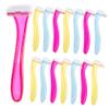 LALADEFIEE 15pcs Manual Body Hair Shaver for Women Stainless Steel Depilator Precision Trimmer Portable Bikini Razor for Legs and Arms view 1