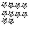 100-Piece Metal Snap Hair Clips for Girls, Toddlers, and Kids - Perfect for Fine Hair, Thick Hair, and More - Featuring Fun Star Designs (black) view 1