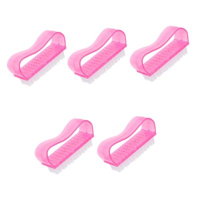 DEARMAMY 5pcs Nail Fingernail Dust Cleaner Simple Manicure Brush Hand Brushes for Cleaning