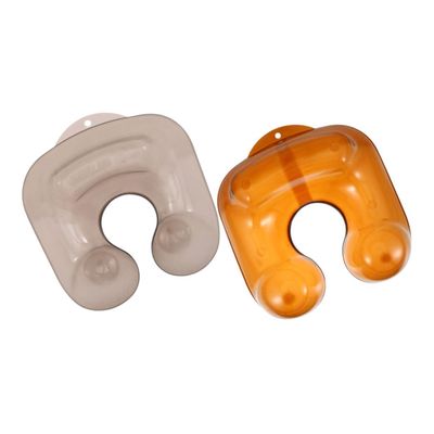 Beaupretty 2pcs Portable Plastic Hairdressing Neck Tray Shampoo Bowl for Hair Stylists for Perming Dyeing Easy to Clean Shoulder Protector